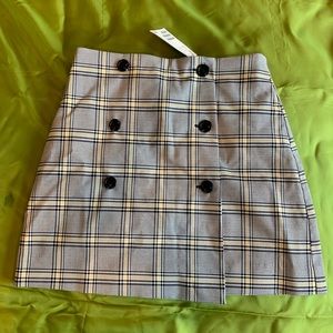h&m checkered skirt (sold out in stores)